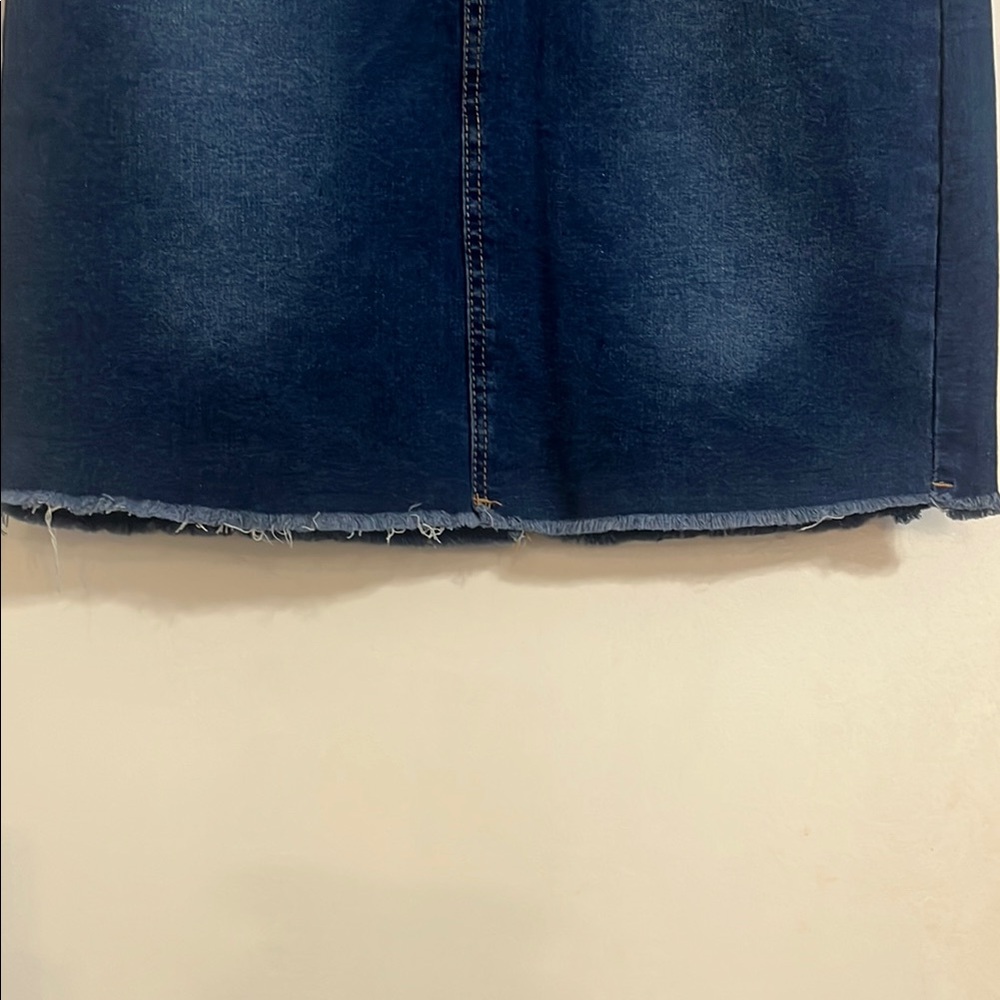 Bleu Blue denim Jean Knee-Length Skirt for Casual Wear Size 6 - Picture 3 of 14